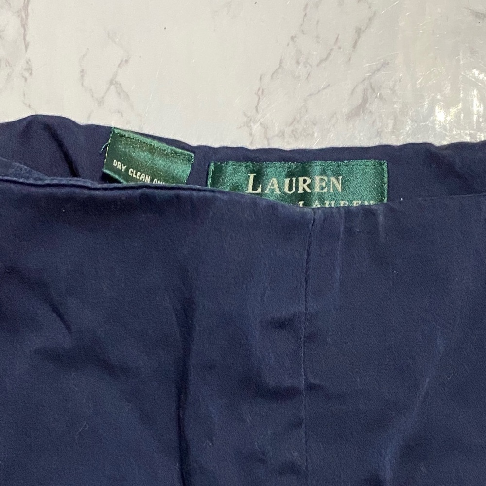 LRL Ralph Lauren navy blue pull on pants 10p - Picture 6 of 7